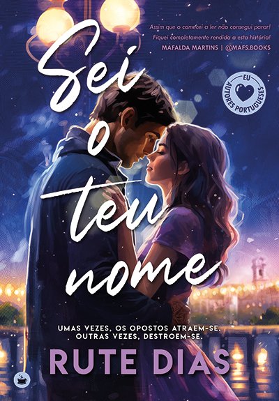 Capa do livro Sei o Teu Nome, de Rute Dias